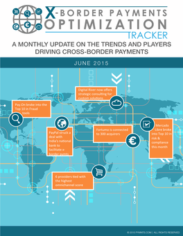 A Monthly Update on the Trends and Players Driving Cross-Border