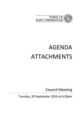 Agenda Attachments