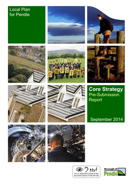 Download Core Strategy Pre-Submission Report