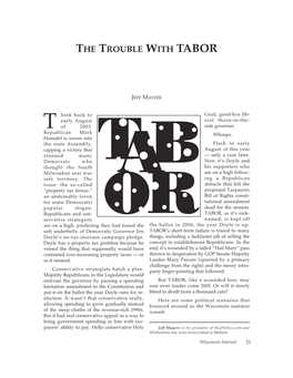 The Trouble with Tabor