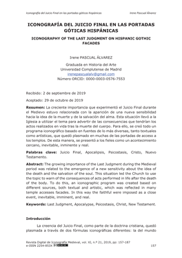 Iconografía Del Juicio Final En Las Portadas Góticas Hispánicas Irene Pascual Álvarez
