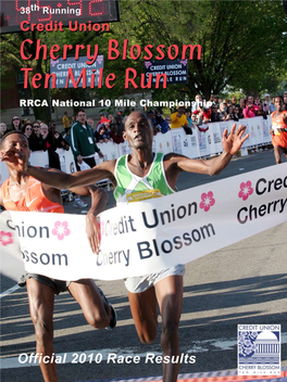 2010 Credit Union Cherry Blossom Ten Mile Run 1 Men's Results