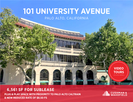 101 University Avenue 101 University Avenue Palo Alto, California