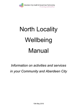 North Locality Wellbeing Manual