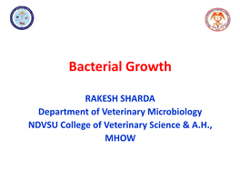 Bacterial Growth