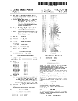 United States Patent (10) Patent No.: US 9.457,029 B2 Dugi Et Al