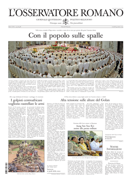 L'osservatore Romano