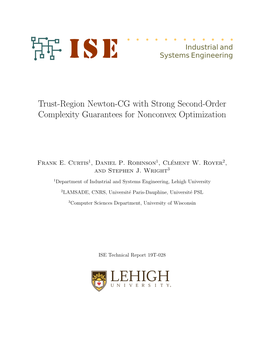 Trust-Region Newton-CG with Strong Second-Order Complexity Guarantees for Nonconvex Optimization