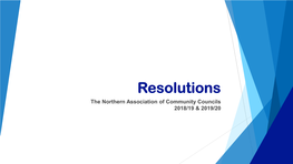 NACC Council Member Resolutions 2018-19 2019-20