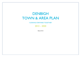 Town and Area Plan: Denbigh