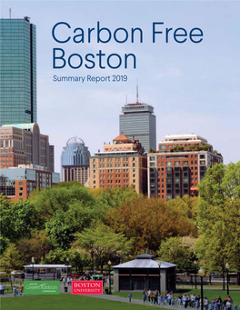 Carbon Free Boston Summary Report 2019 Institute for Sustainable Energy (ISE), Boston University Project Team Cutler J