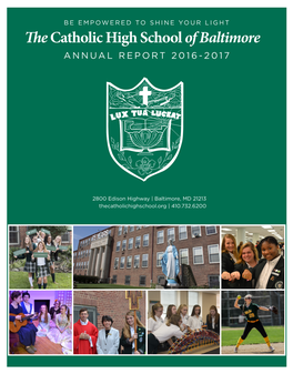 2016-2017 Annual Report of Gifts