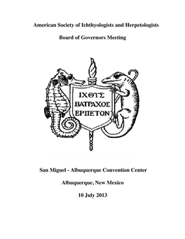 2013 Board of Governors Report