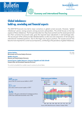 Global Imbalances: Build-Up, Unwinding and Financial Aspects