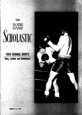 Notre Dame Scholastic, Vol. 95, No. 18 -- 12 March 1954