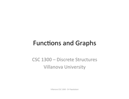 Func Ons and Graphs