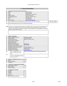 Common Data Set 2018-2019 | Quinnipiac University