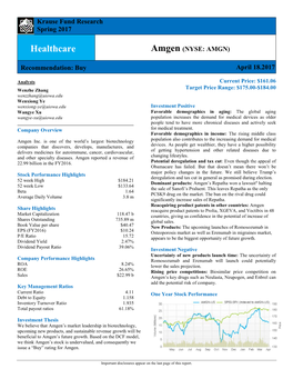 Amgen (NYSE: AMGN)