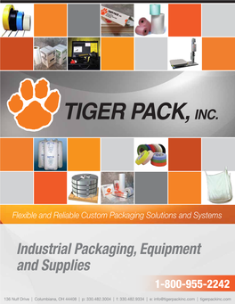 Industrial Packaging, Equipment and Supplies 1-800-955-2242