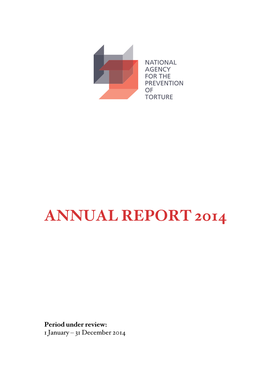 National Agency ANNUAL REPORT 2014