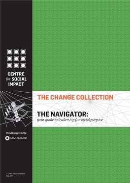 THE NAVIGATOR: Your Guide to Leadership for Social Purpose