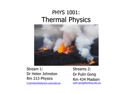 Thermal Physics