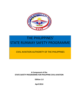 The Philippines' State Runway Safety Programme