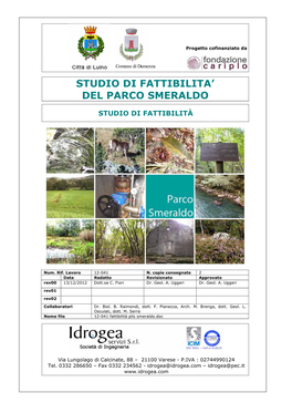 Studio Di Fattibilita' Del Parco Smeraldo