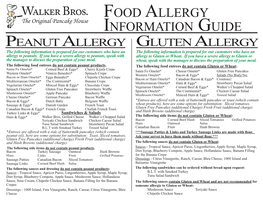 Food Allergy Two Pagessalad Sandwich2010.Indd