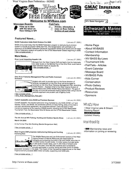 2005/03/07-West Virginia Bass Federation 2003. West Virginia