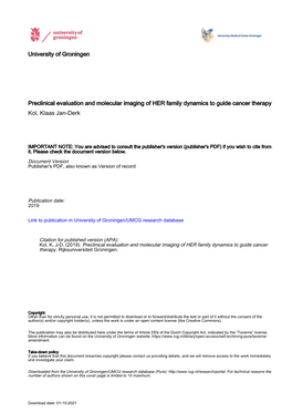 CHAPTER 3 Extracellular Domain Shedding Influences Specific Tumor Uptake and Organ Distribution of the EGFR PET Tracer 89Zr-Imgatuzumab