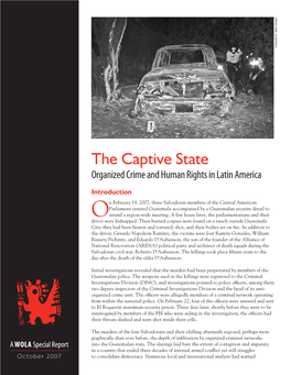 The Captive State Organized Crime and Human Rights in Latin America