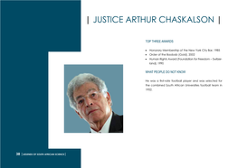 | Justice Arthur Chaskalson |