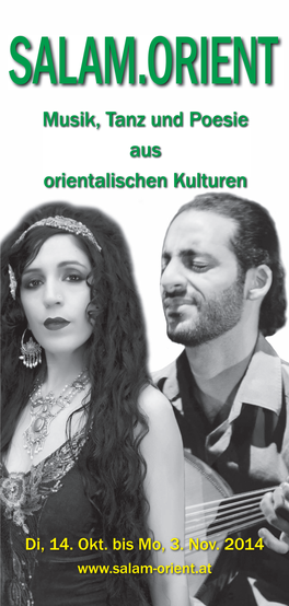 Musik, Tanz Und Poesie Aus Orientalischen Kulturen