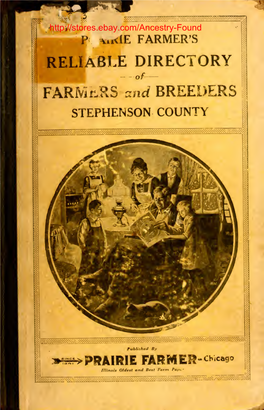 Prairie Farmers Directory of Stephenson County, Illinois, 1917