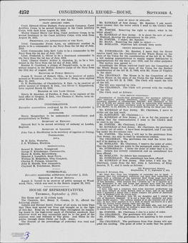 4252 CONGRESSIONAL RECORD-HOUSE. Septel\IBER -4