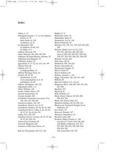 Ablon, J., 15 Aboriginal People, 1, 5. See Also Indians History Of, 32 Land