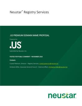 Neustar® Registry Services