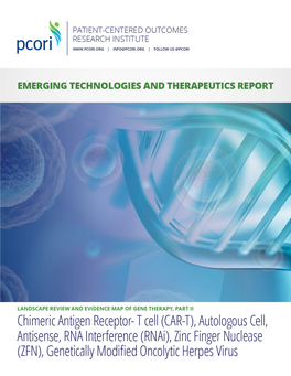 Landscape Review and Evidence Map of Gene Therapy, Part 2