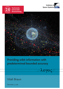 Providing Orbit Information with Predetermined Bounded Accuracy Λογος