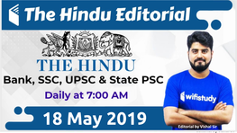 The Hindu Editorial Analysis 27 March 2019