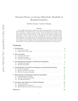 Potential Theory on Gromov Hyperbolic Manifolds of Bounded Geometry