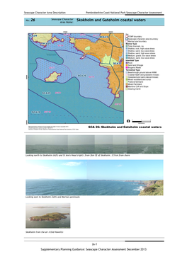 Skokholm and Gateholm Coastal Waters Area Name