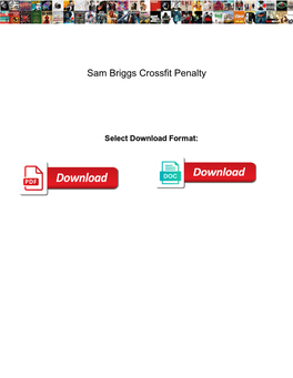 Sam Briggs Crossfit Penalty