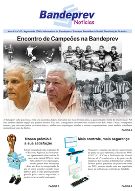 Encontro De Campeões Na Bandeprev