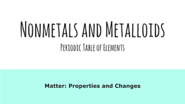 Periodic Table of Elements