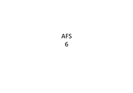 AFS 6 Orbit Design Process: 5