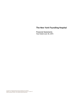 The New York Foundling Hospital