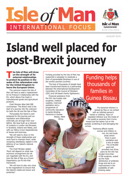 Island Well Placed for Post-Brexit Journey
