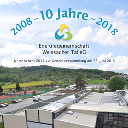 Jubiläumsbroschüre Energiegemeinschaft WT DRUCK